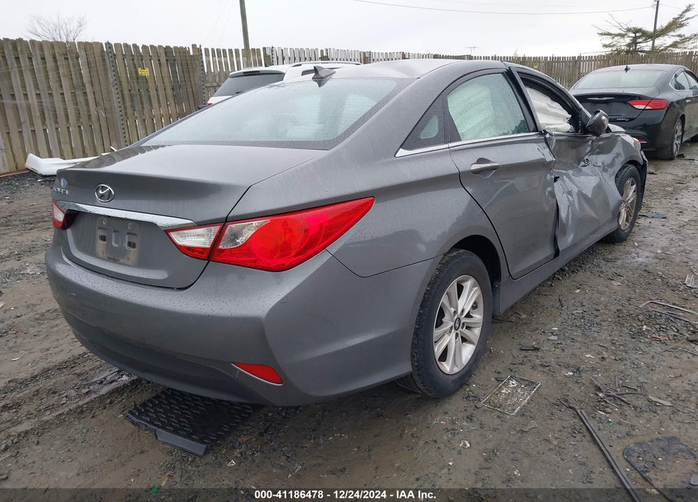 2014 HYUNDAI SONATA GLS VIN: 5NPEB4ACXEH903492