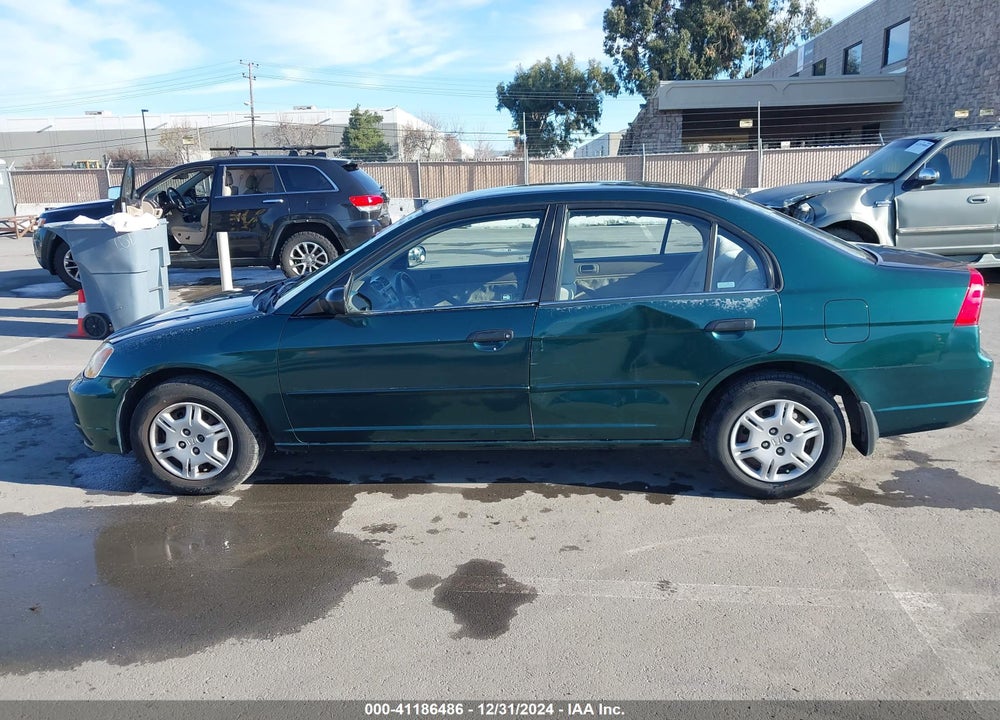 2001 HONDA CIVIC LX VIN: 2HGES16501H505477