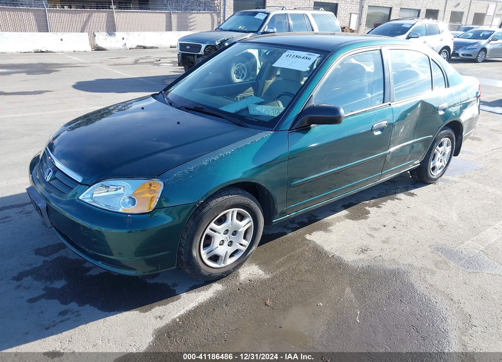 2001 HONDA CIVIC LX VIN: 2HGES16501H505477