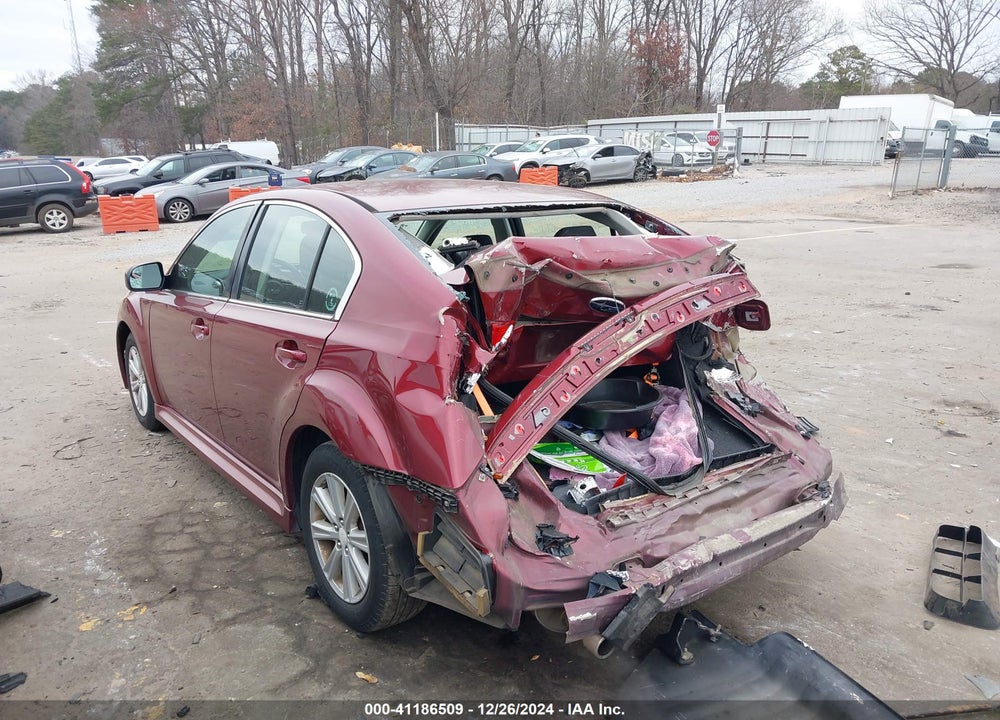 2010 SUBARU LEGACY 2.5I PREMIUM VIN: 4S3BMCG68A3210662