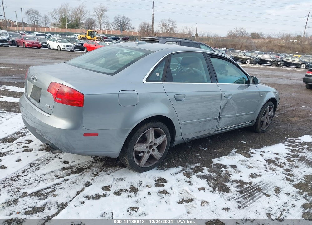 2005 AUDI A4 2.0T VIN: WAUDF68E85A437939