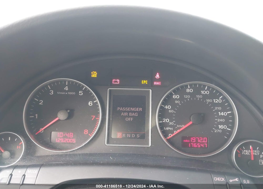 2005 AUDI A4 2.0T VIN: WAUDF68E85A437939