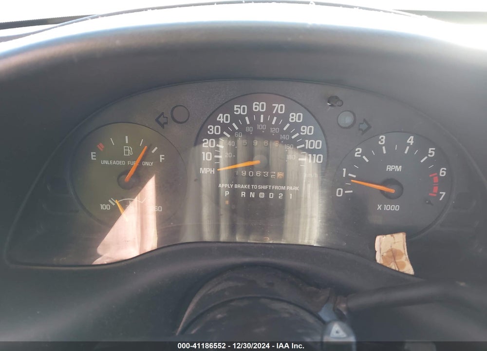 1999 CHEVROLET MONTE CARLO LS VIN: 2G1WW12M4X9177075