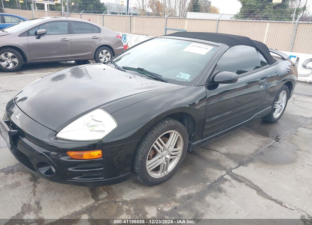 2003 MITSUBISHI ECLIPSE SPYDER GT VIN: 4A3AE55H93E185168