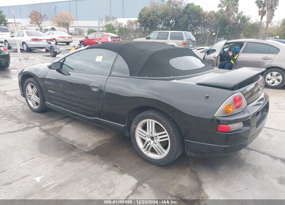 2003 MITSUBISHI ECLIPSE SPYDER GT VIN: 4A3AE55H93E185168