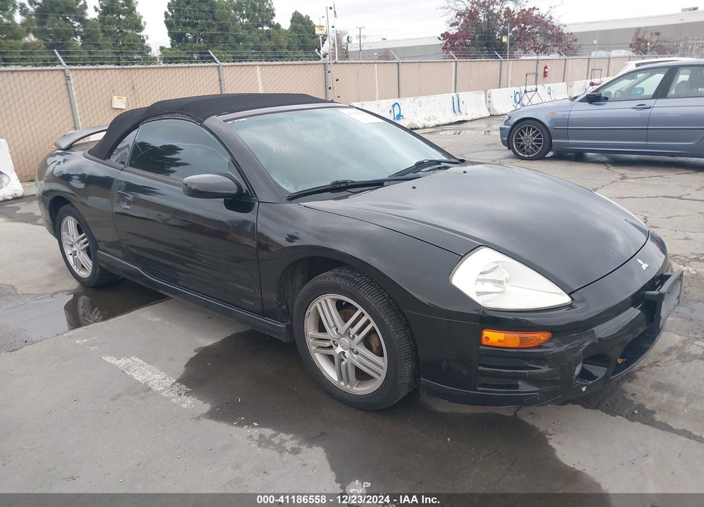 2003 MITSUBISHI ECLIPSE SPYDER GT VIN: 4A3AE55H93E185168
