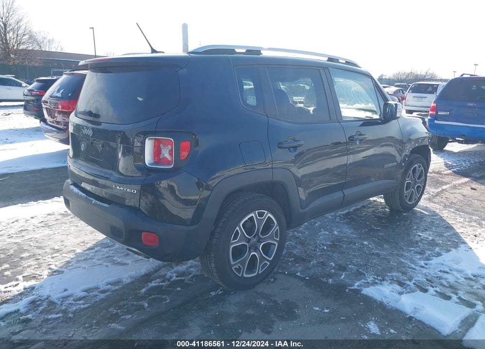2016 JEEP RENEGADE LIMITED VIN: ZACCJBDT0GPE36152