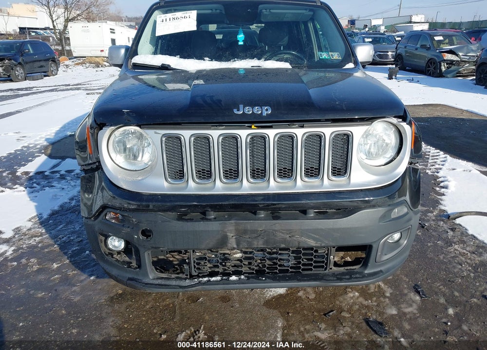2016 JEEP RENEGADE LIMITED VIN: ZACCJBDT0GPE36152