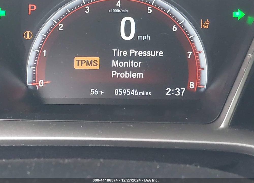 2019 HONDA CIVIC SPORT VIN: 19XFC2F89KE212707