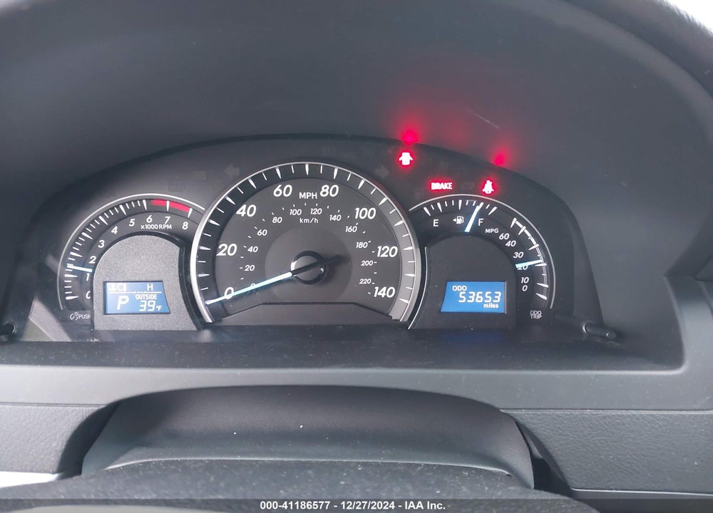 2012 TOYOTA CAMRY LE VIN: 4T4BF1FKXCR166949