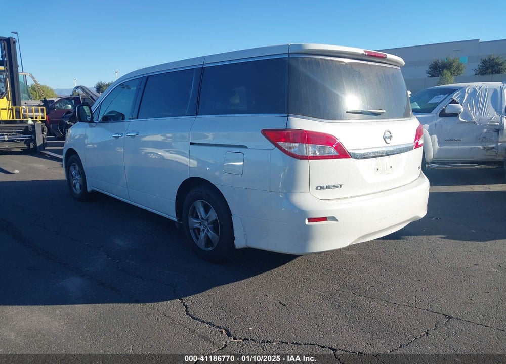 2012 NISSAN QUEST SV VIN: JN8AE2KPXC9047925