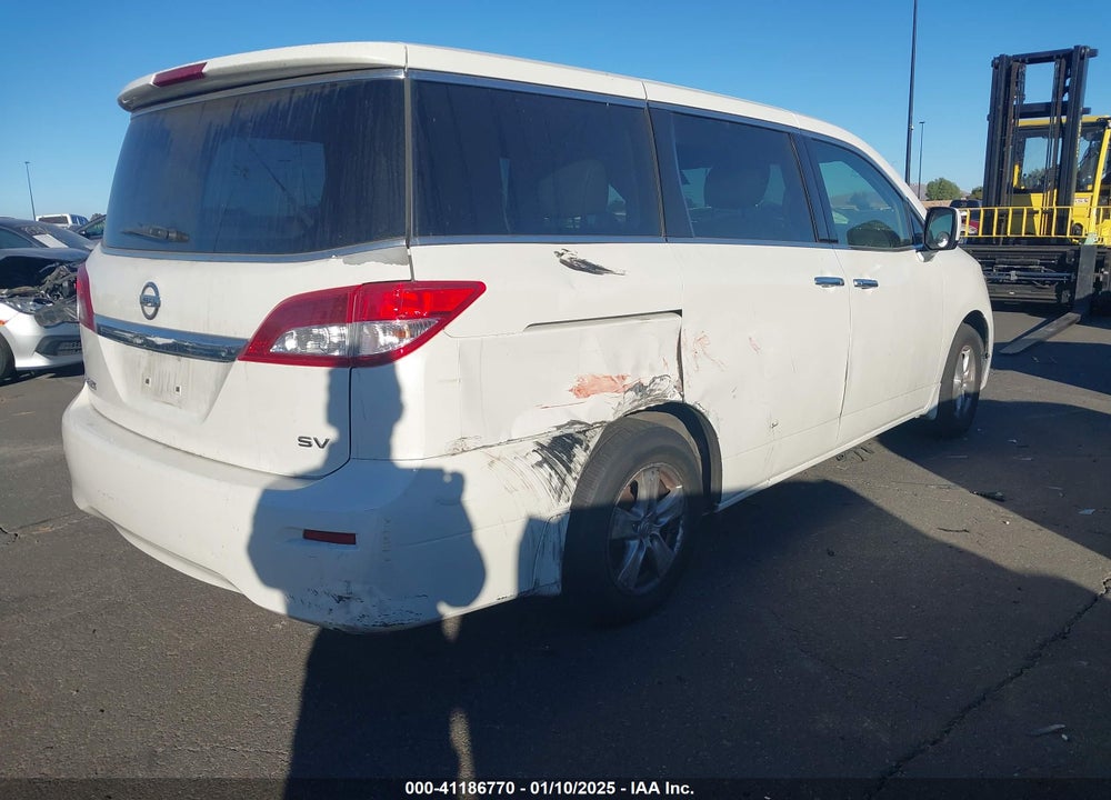 2012 NISSAN QUEST SV VIN: JN8AE2KPXC9047925