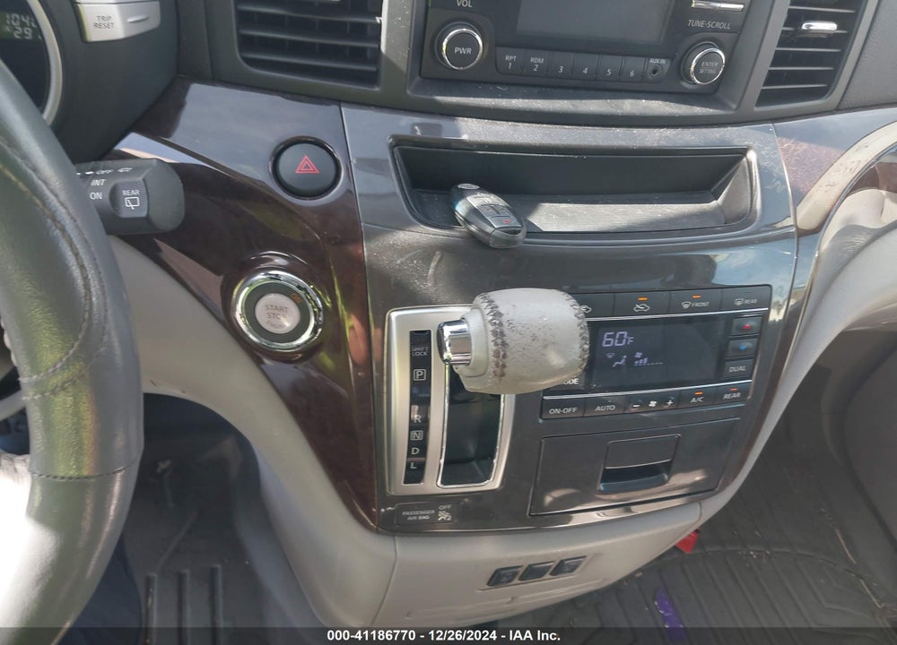 2012 NISSAN QUEST SV VIN: JN8AE2KPXC9047925