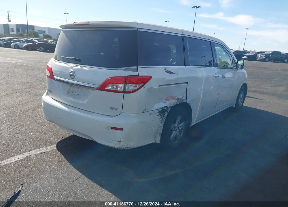 2012 NISSAN QUEST SV VIN: JN8AE2KPXC9047925