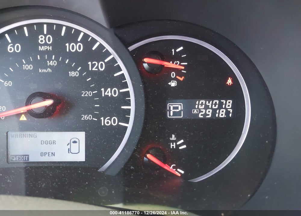 2012 NISSAN QUEST SV VIN: JN8AE2KPXC9047925