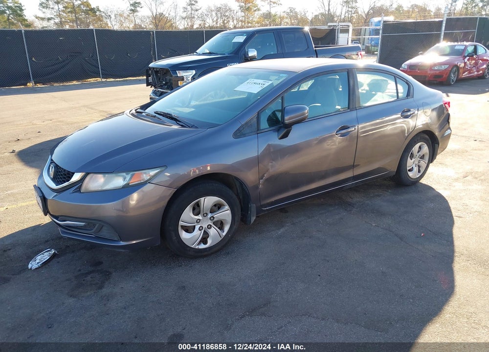 2015 HONDA CIVIC LX VIN: 19XFB2F56FE283605