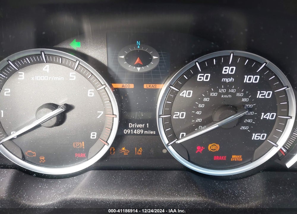 2015 ACURA TLX V6 ADVANCE VIN: 19UUB2F72FA000291