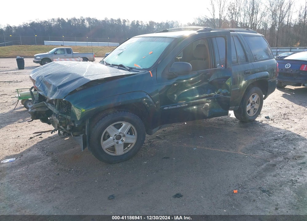 2002 CHEVROLET TRAILBLAZER LS VIN: 1GNDT13S522436336