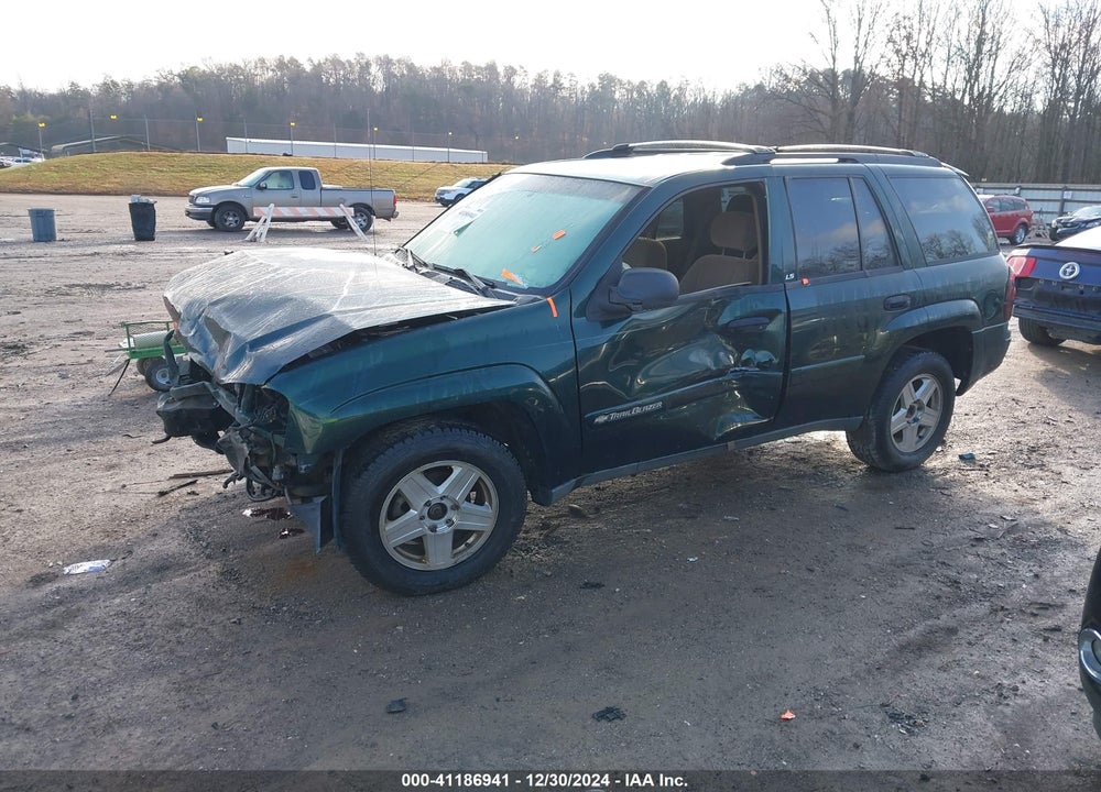 2002 CHEVROLET TRAILBLAZER LS VIN: 1GNDT13S522436336