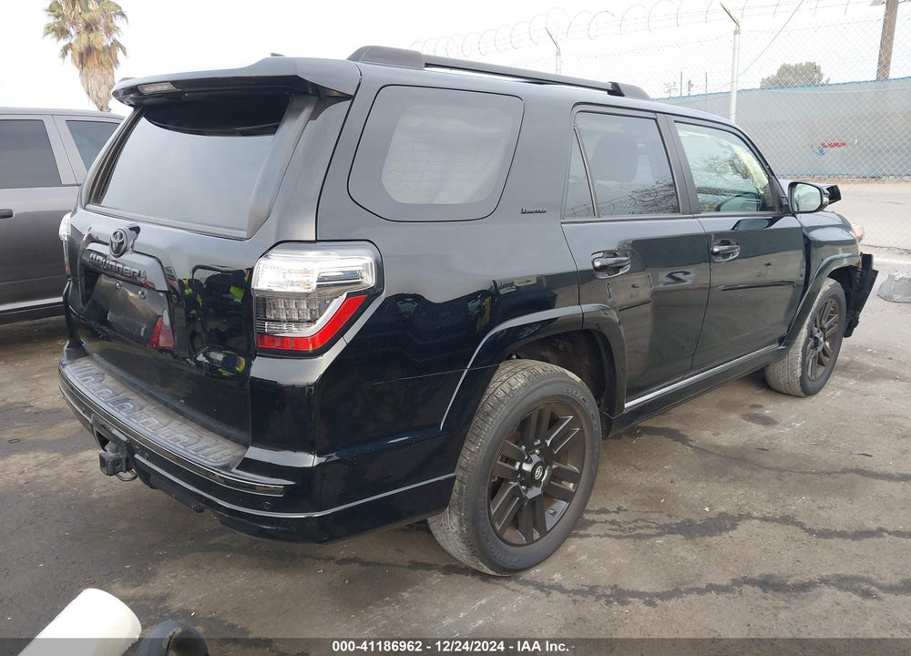 2019 TOYOTA 4RUNNER LIMITED NIGHTSHADE VIN: JTEBU5JR5K5688005