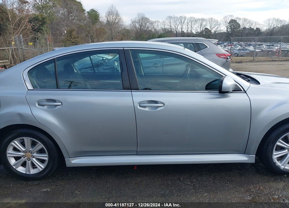 2012 SUBARU LEGACY VIN: 4S3BMBB66C3038765