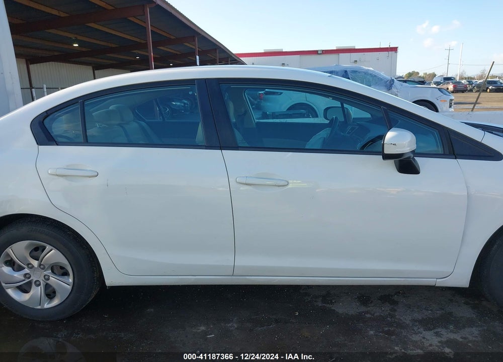 2014 HONDA CIVIC LX VIN: 2HGFB2F58EH504853