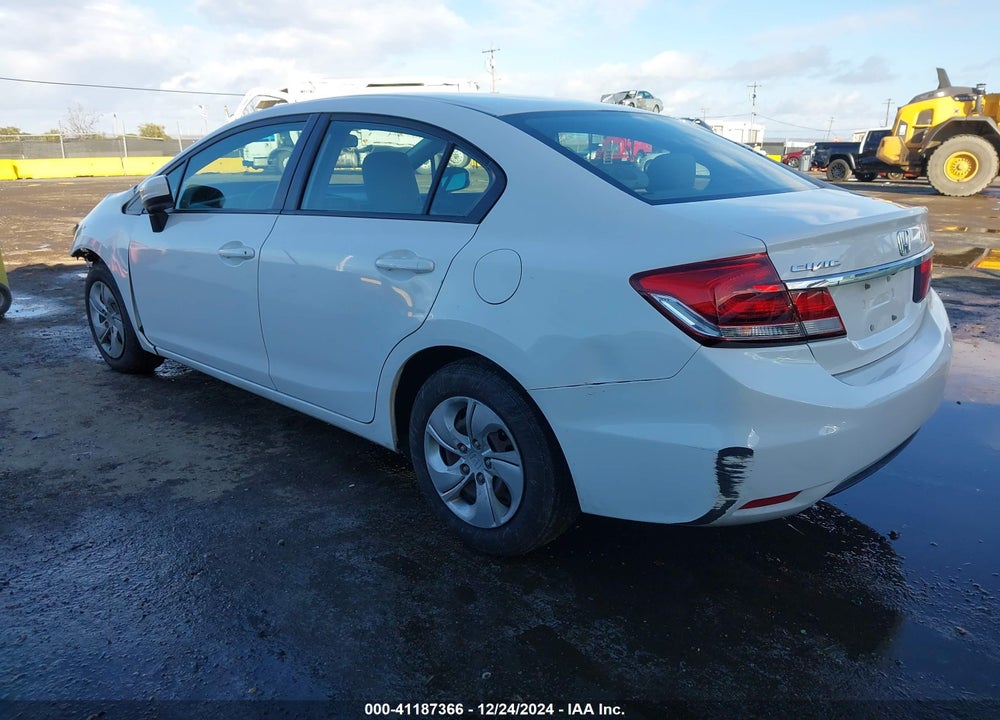 2014 HONDA CIVIC LX VIN: 2HGFB2F58EH504853