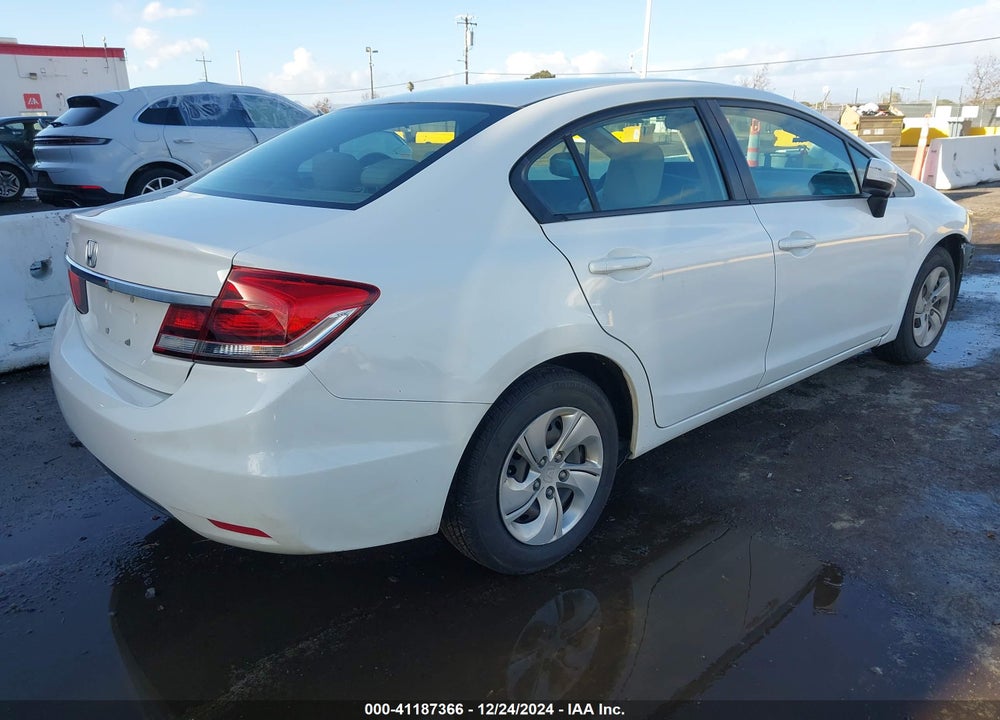 2014 HONDA CIVIC LX VIN: 2HGFB2F58EH504853