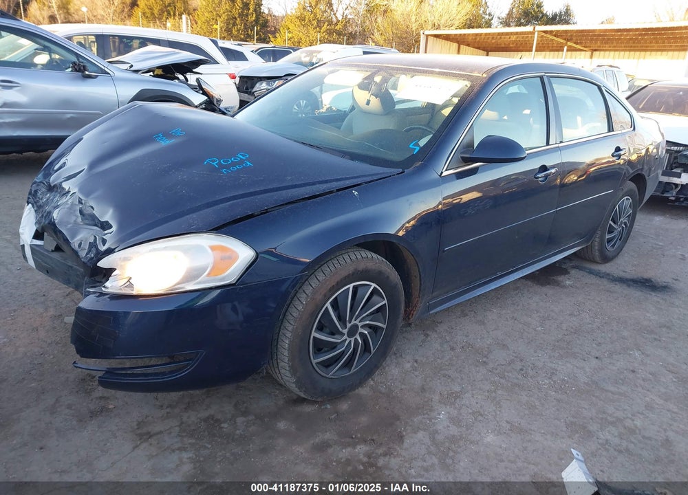 2011 CHEVROLET IMPALA LS VIN: 2G1WF5EK8B1281321