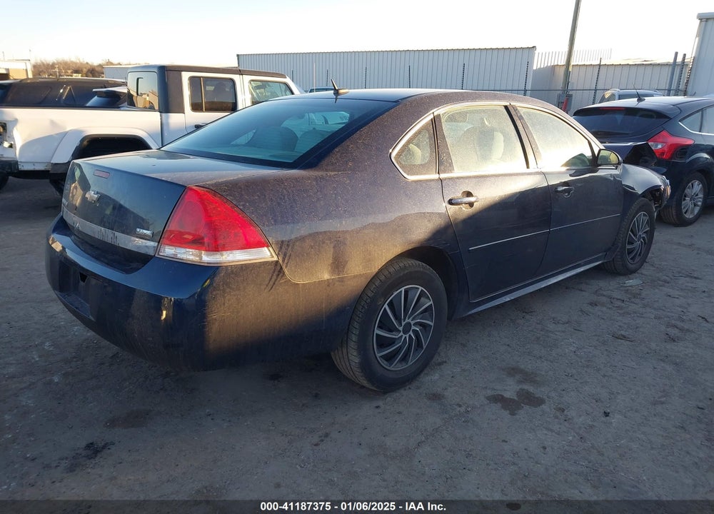 2011 CHEVROLET IMPALA LS VIN: 2G1WF5EK8B1281321