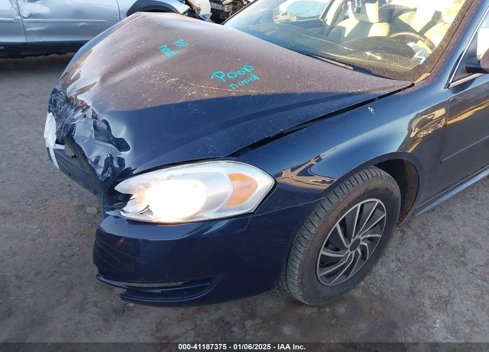 2011 CHEVROLET IMPALA LS VIN: 2G1WF5EK8B1281321