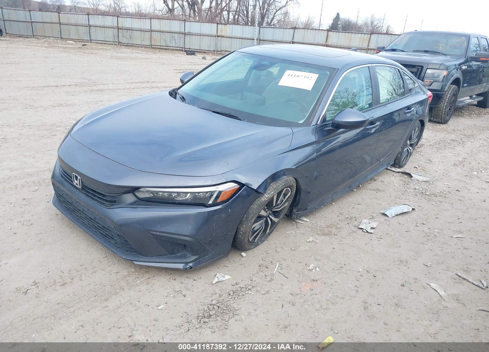 2022 HONDA CIVIC EX VIN: JHMFE1F75NX003186