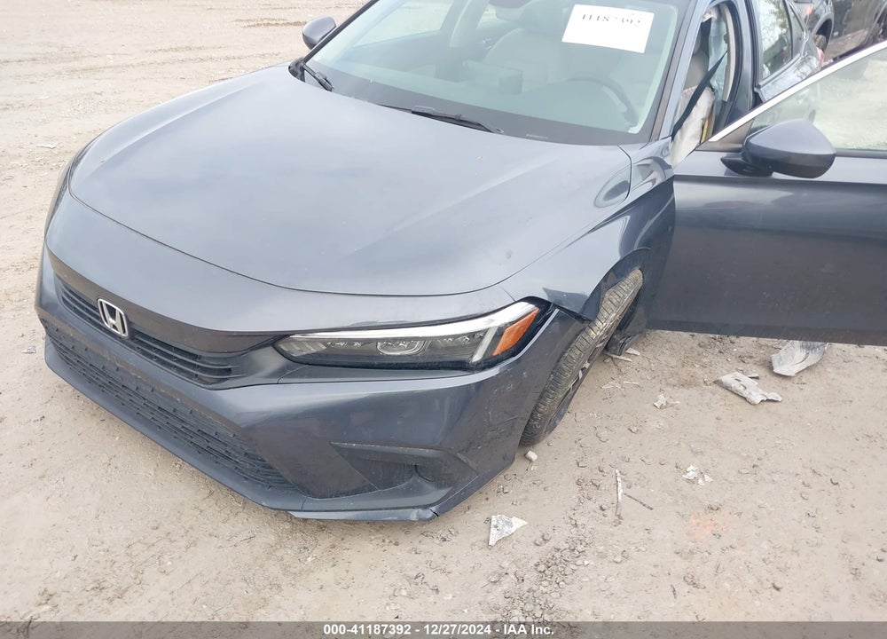 2022 HONDA CIVIC EX VIN: JHMFE1F75NX003186