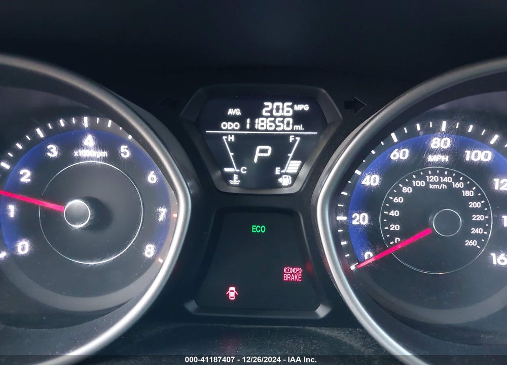 2013 HYUNDAI ELANTRA LIMITED VIN: 5NPDH4AE6DH246412