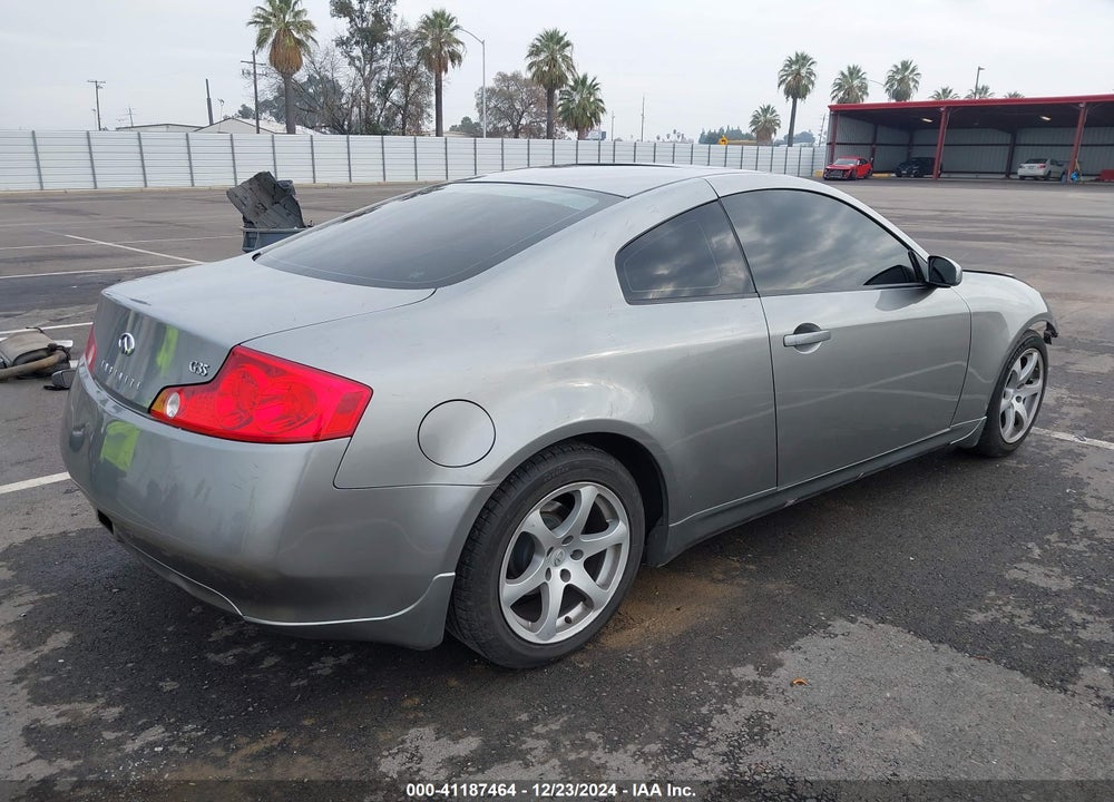 2004 INFINITI G35 VIN: JNKCV54E34M807787