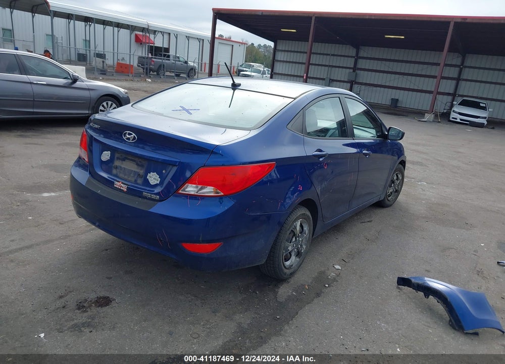 2016 HYUNDAI ACCENT SE VIN: KMHCT4AEXGU961581