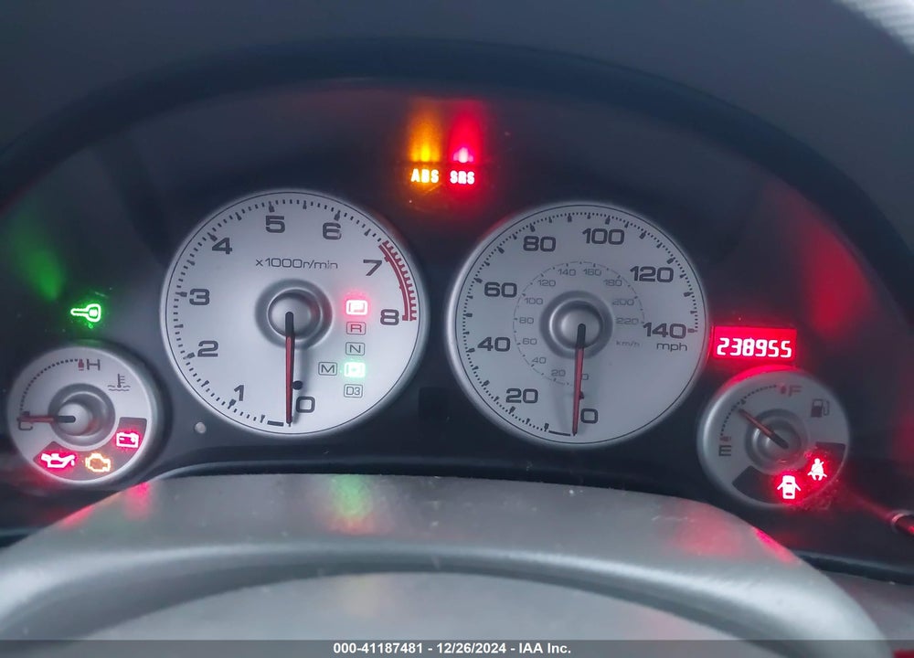 2002 ACURA RSX VIN: JH4DC54812C007979