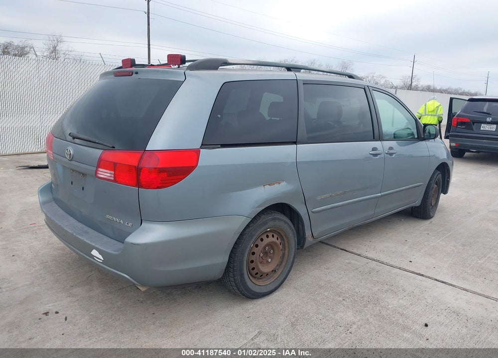 2004 TOYOTA SIENNA LE VIN: 5TDZA23C04S030995