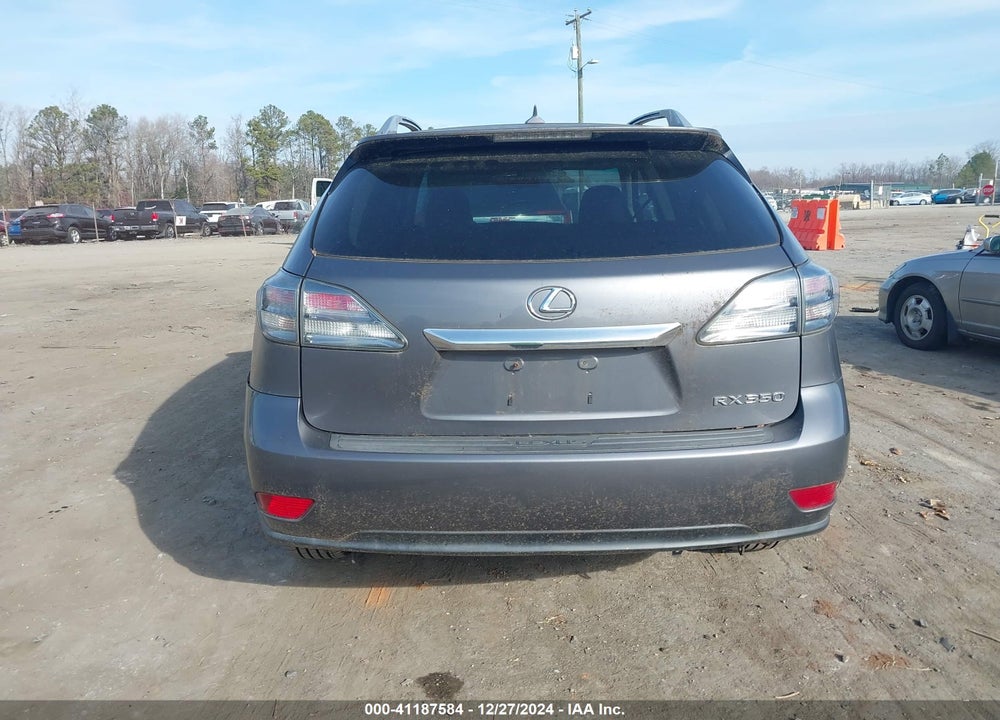 2012 LEXUS RX 350 VIN: 2T2ZK1BA4CC086478