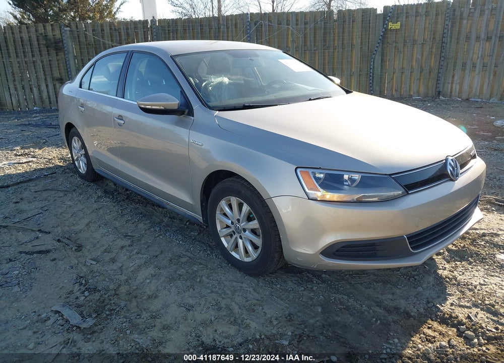 2013 VOLKSWAGEN JETTA HYBRID SE VIN: 3VW637AJ1DM308263