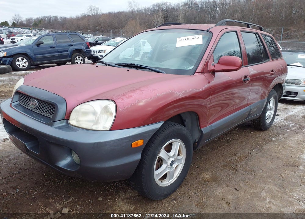 2003 HYUNDAI SANTA FE GLS/LX VIN: KM8SC13D43U520912