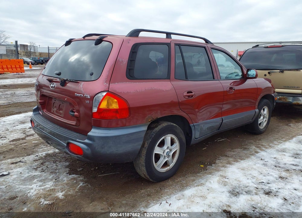 2003 HYUNDAI SANTA FE GLS/LX VIN: KM8SC13D43U520912