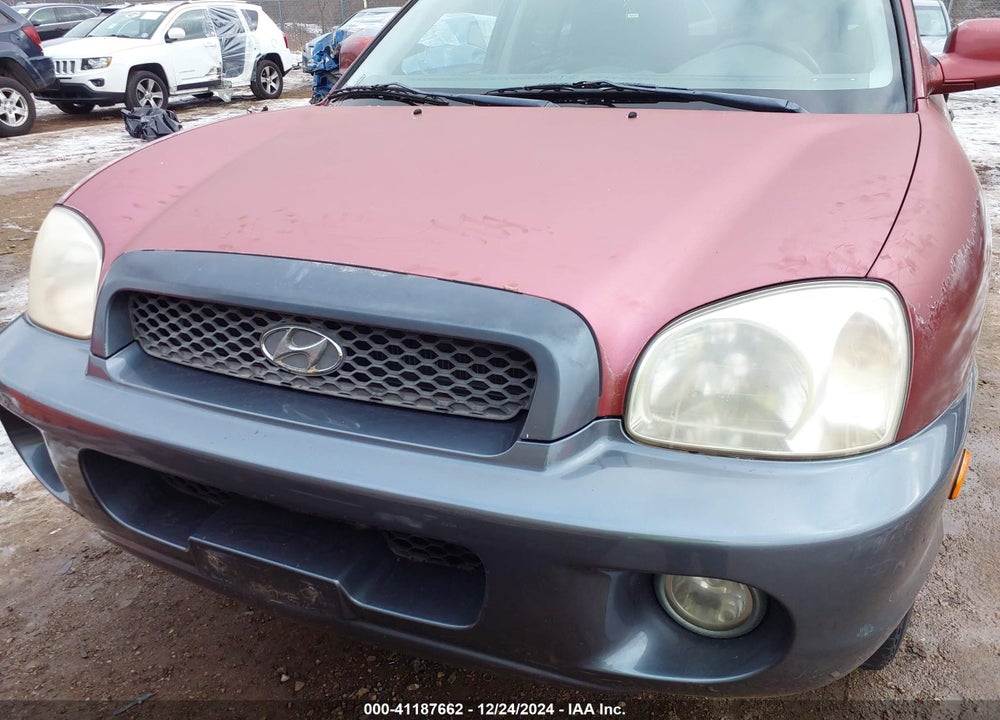 2003 HYUNDAI SANTA FE GLS/LX VIN: KM8SC13D43U520912