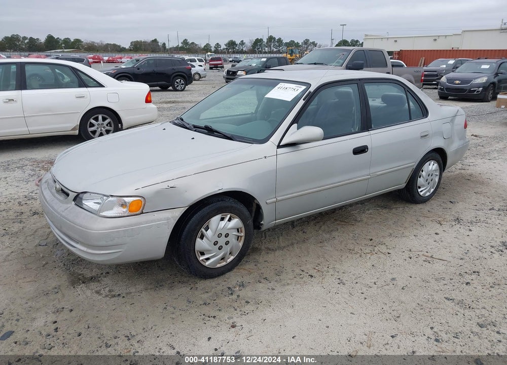 2000 TOYOTA COROLLA LE VIN: 1NXBR12EXYZ332136