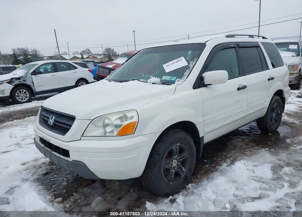 2004 HONDA PILOT EX VIN: 2HKYF18454H611505