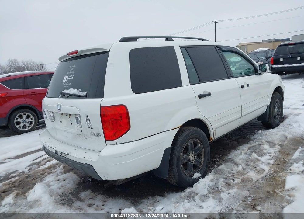 2004 HONDA PILOT EX VIN: 2HKYF18454H611505
