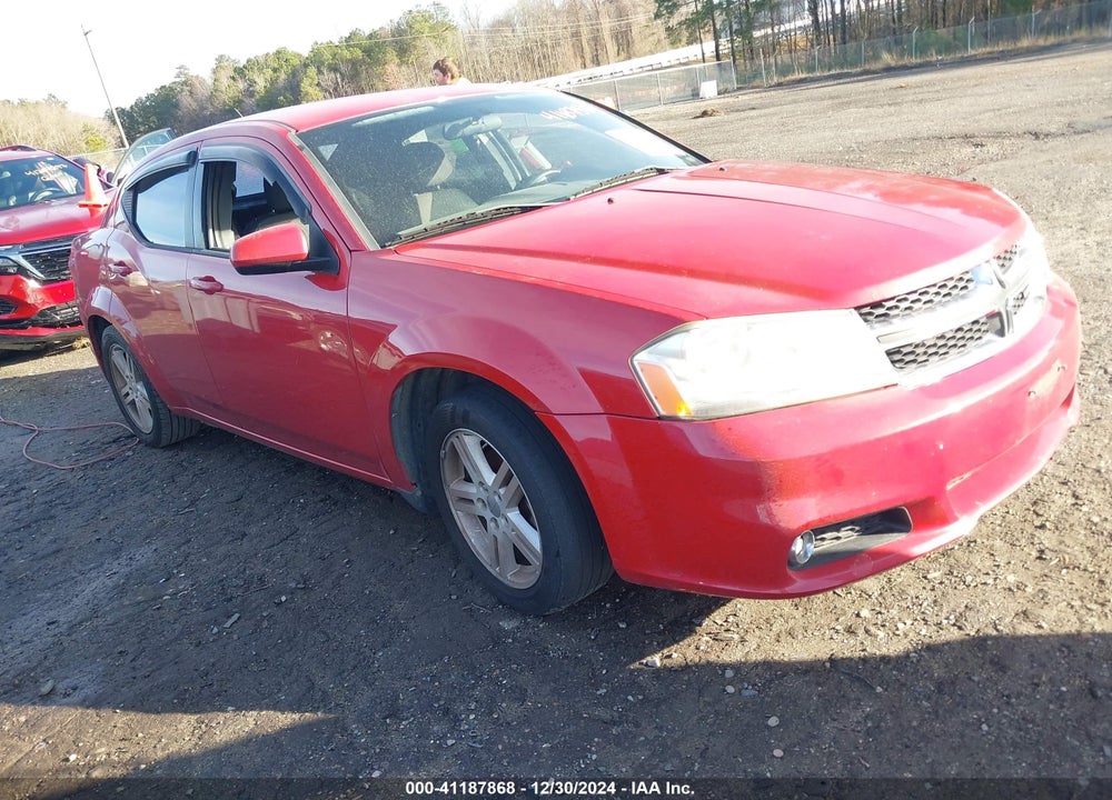2013 AVENGER DODGE  SXT VIN: 1C3CDZCB4DN625629