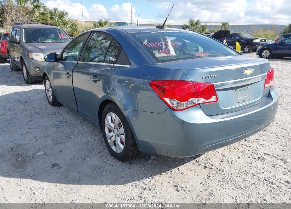 2012 CHEVROLET CRUZE VIN: 1G1PC5SH9C7249181