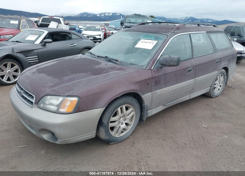 2000 SUBARU OUTBACK VIN: 4S3BH6657Y7612903