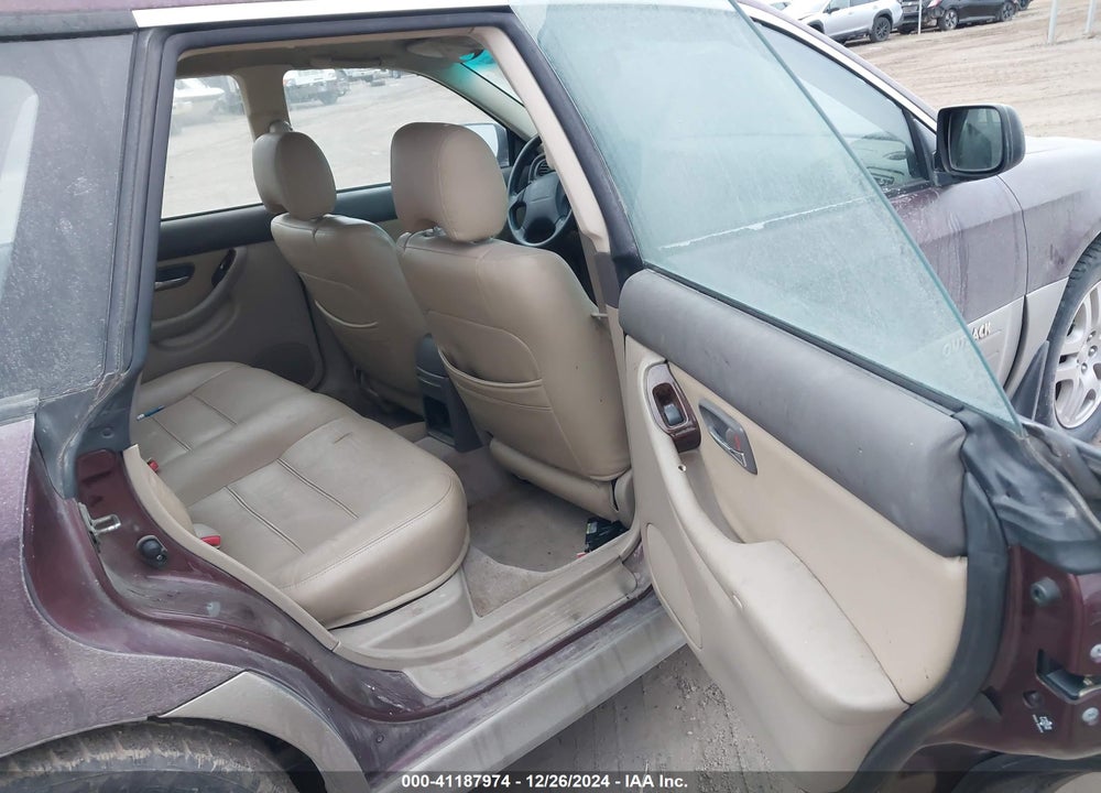 2000 SUBARU OUTBACK VIN: 4S3BH6657Y7612903